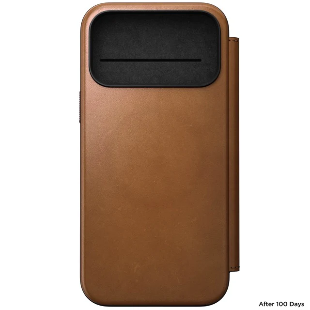 Nomad Modern Leather Folio Case with MagSafe for iPhone 17 Pro Max - Brown - Image 4