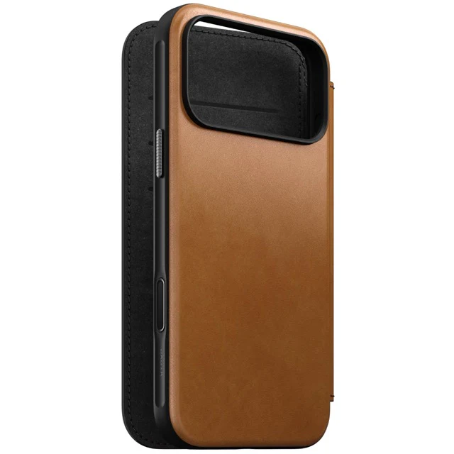 Nomad Modern Leather Folio Case with MagSafe for iPhone 17 Pro Max - Brown - Image 5