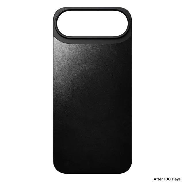 Nomad Modern Magnetic Leather Bacover for iPhone Air - Black - Image 3