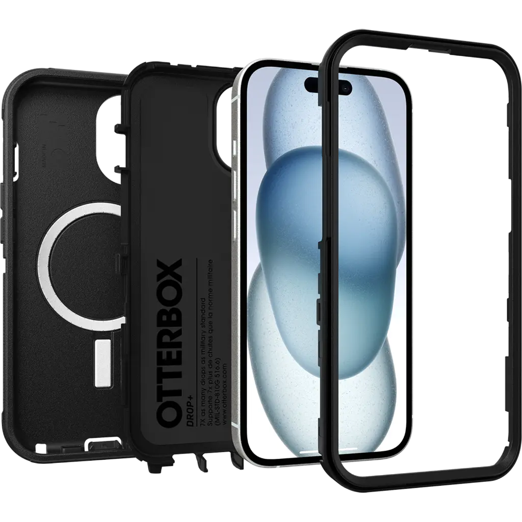 Otterbox Defender Case for iPhone 16e/15/14/13 - Black - Image 3