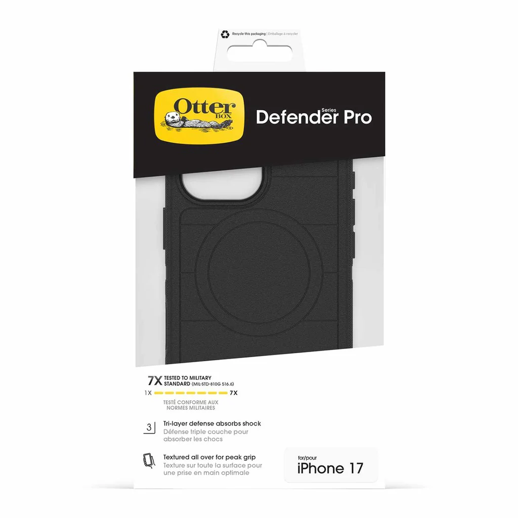 Otterbox Defender Pro with MagSafe for iPhone 17 - Black - Image 6