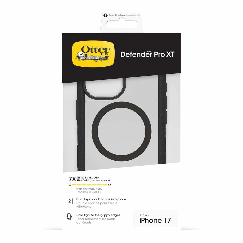 Otterbox Defender XT with MagSafe for iPhone 17 - Clear / Black Dark Side - Image 6