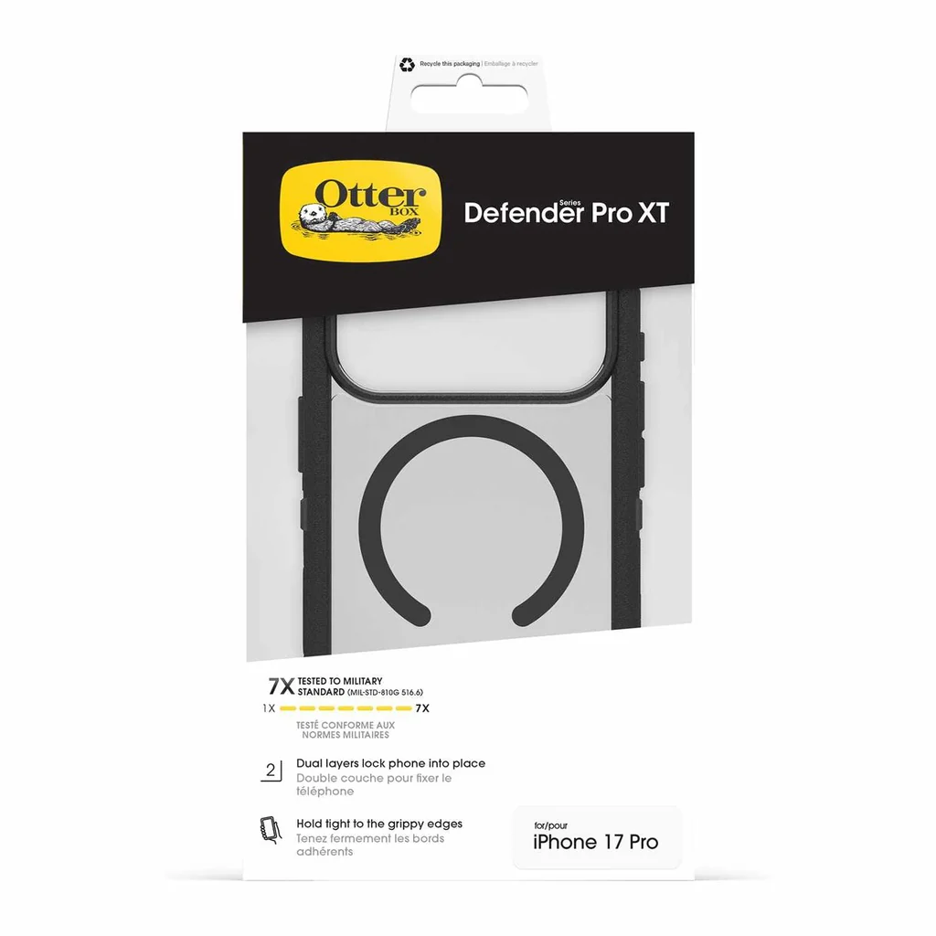 Otterbox Defender XT with MagSafe for iPhone 17 Pro - Clear / Black Dark Side - Image 6