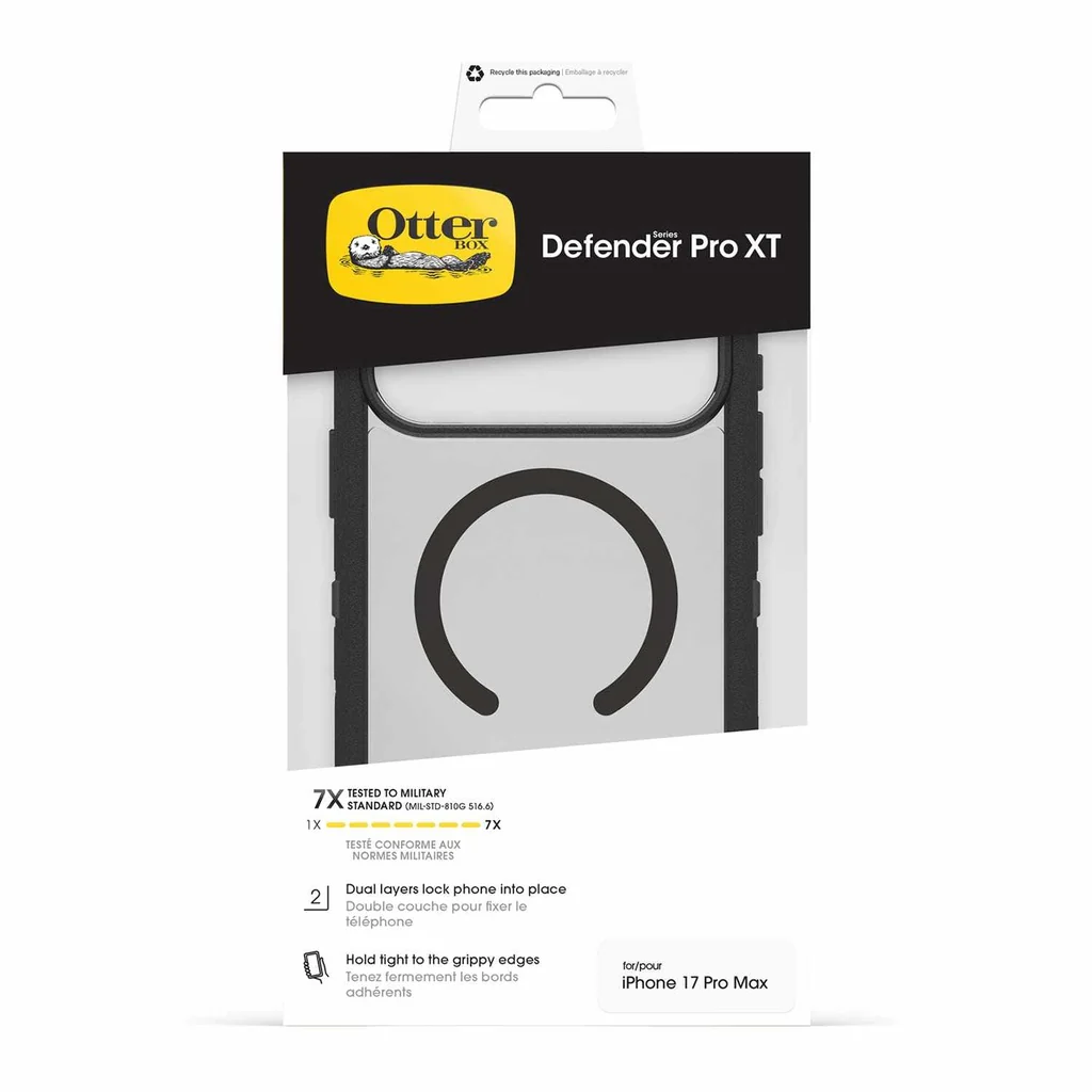 Otterbox Defender XT with MagSafe for iPhone 17 Pro Max - Clear / Black Dark Side - Image 6