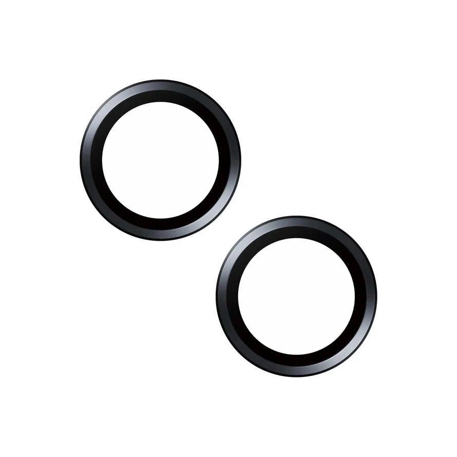 PanzerGlass Camera Lens Protector Hoops for iPhone 15/15 Plus - Black - Image 2