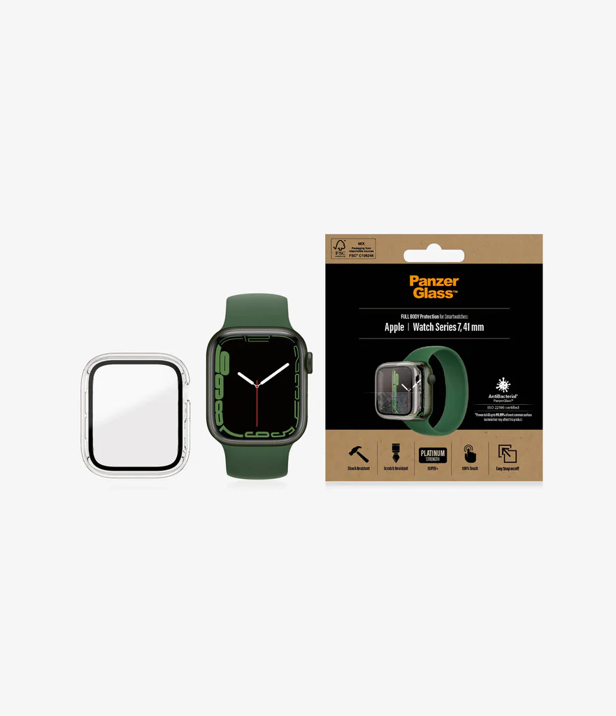 PanzerGlass Full Body Case for Apple Watch Series 7 / 8 - 41mm - Clear - Image 3