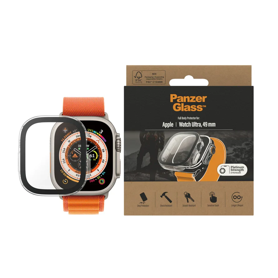 PanzerGlass Full Body Case for Apple Watch Ultra 1-3 - Clear - Image 2