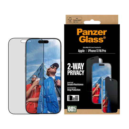 PanzerGlass Privacy Screen Protector for iPhone 17 - Image 2