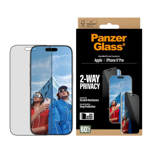 PanzerGlass Privacy Screen Protector for iPhone 17 Pro - Image 2