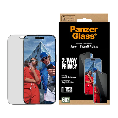PanzerGlass Privacy Screen Protector for iPhone 17 Pro Max - Image 2