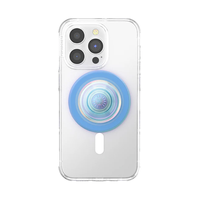 PopSockets PopGrip with MagSafe - Opalescent Blue - Image 3