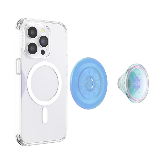 PopSockets PopGrip with MagSafe - Opalescent Blue - Image 5
