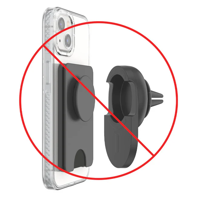 PopSockets PopMount Car Vent Mount with MagSafe - Black - Image 2