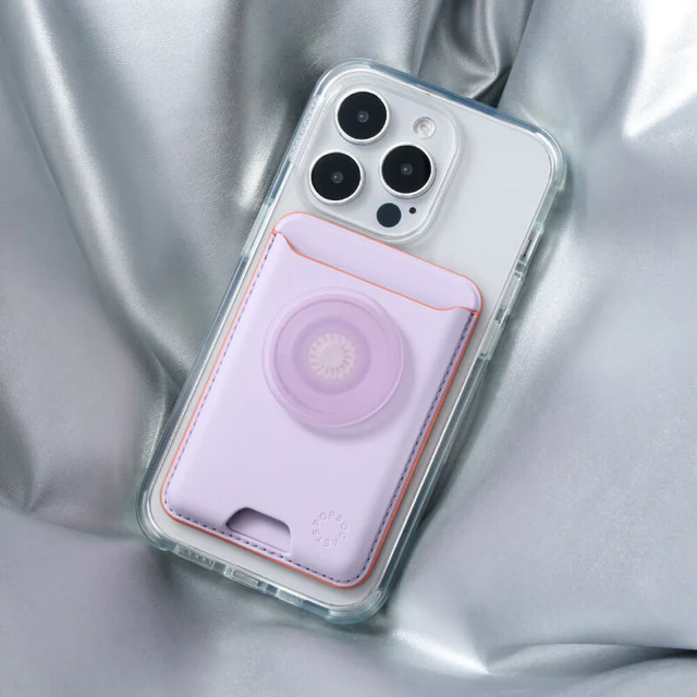 PopSockets Soft PopWallet+ with MagSafe - Lavender - Image 5