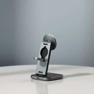 Satechi 3-in-1 Foldable Qi2 Wireless Charging Stand - Image 7