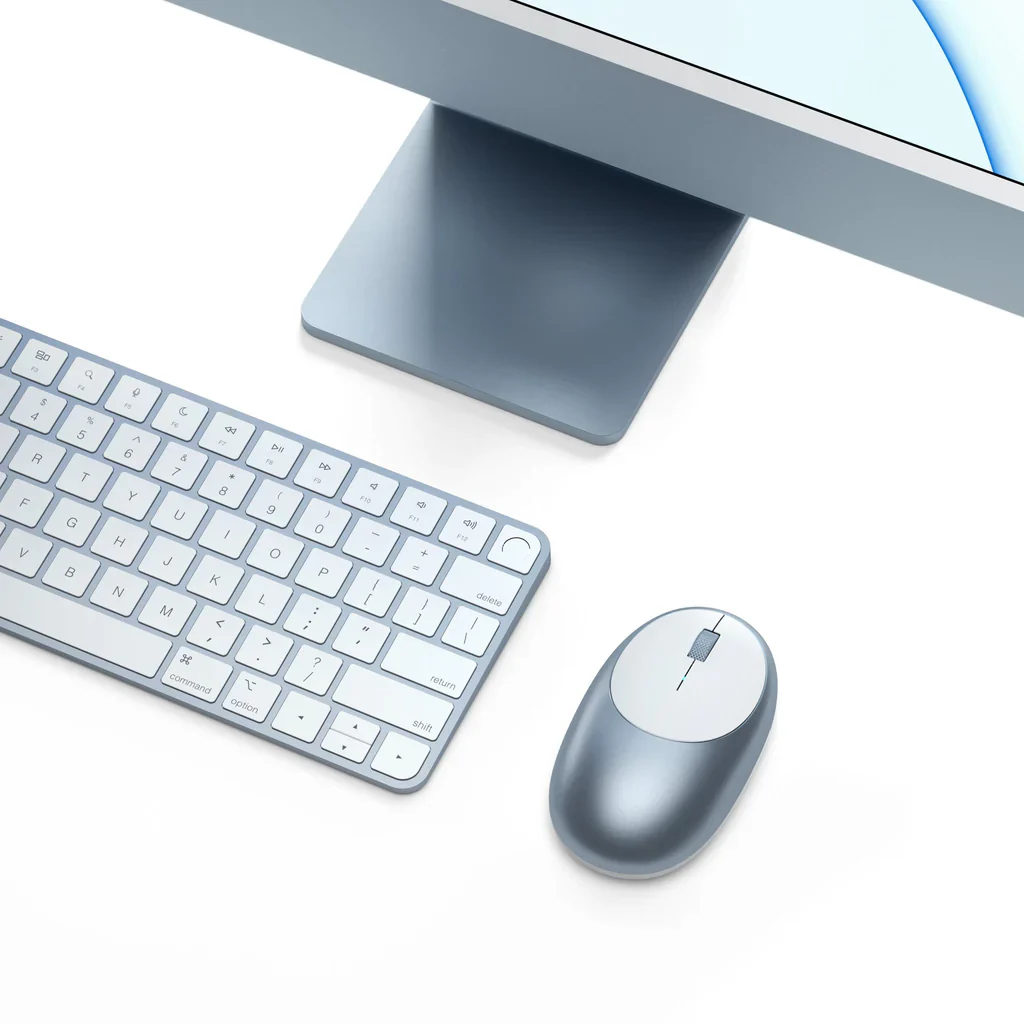 Satechi M1 Wireless Mouse - Blue - Image 4