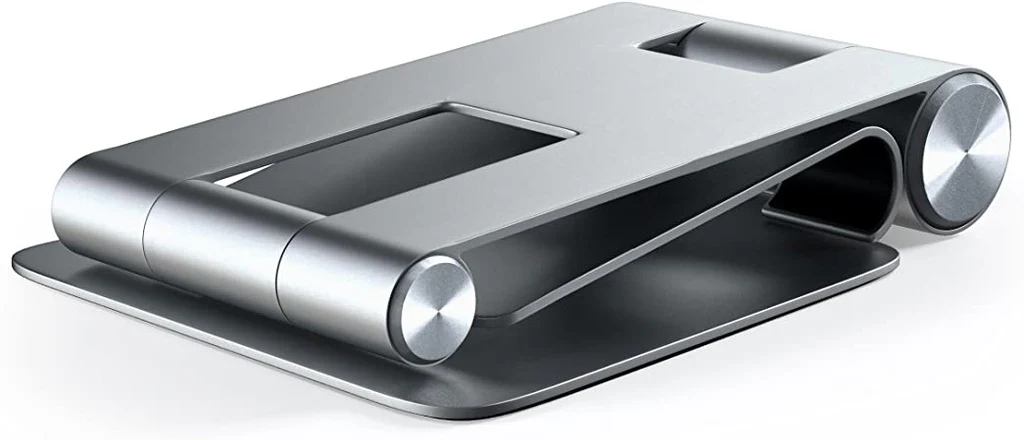 Satechi R1 Aluminum Hinge Holder Folder Stand for Mac & iPad - Space Grey - Image 2