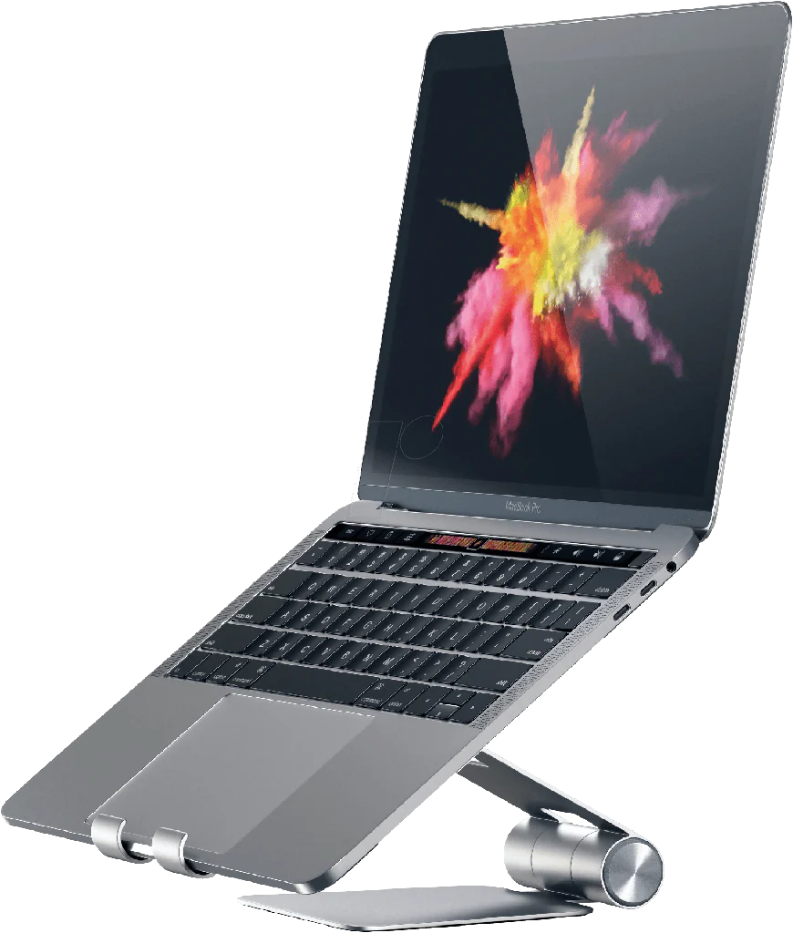 Satechi R1 Aluminum Hinge Holder Folder Stand for Mac & iPad - Space Grey - Image 3