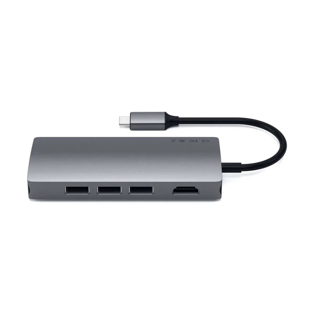 Satechi USB-C Multiport Adapter V2 (Ethernet/HDMI 4K/USB3.0/SD&Micro/USB-C) - Space Gray - Image 14