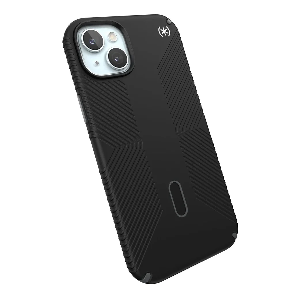 Speck Presidio2 Pro Grip Case with MagSafe/Click Lock for iPhone 16e/15/14/13 - Black/Slate Grey - Image 2
