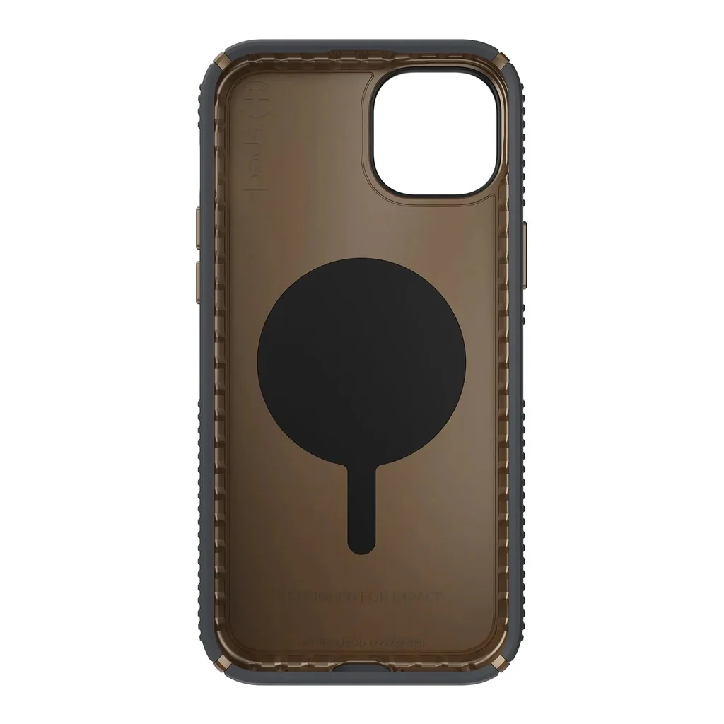 Speck Presidio2 Pro Grip Case with MagSafe/Click Lock for iPhone 16e/15/14/13 - Charcoal Grey/Cool Bronze - Image 3