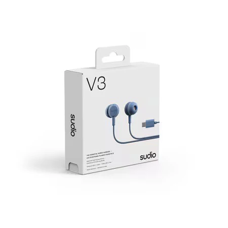 Sudio V3 Wired Earbuds - Denim Blue - Image 2