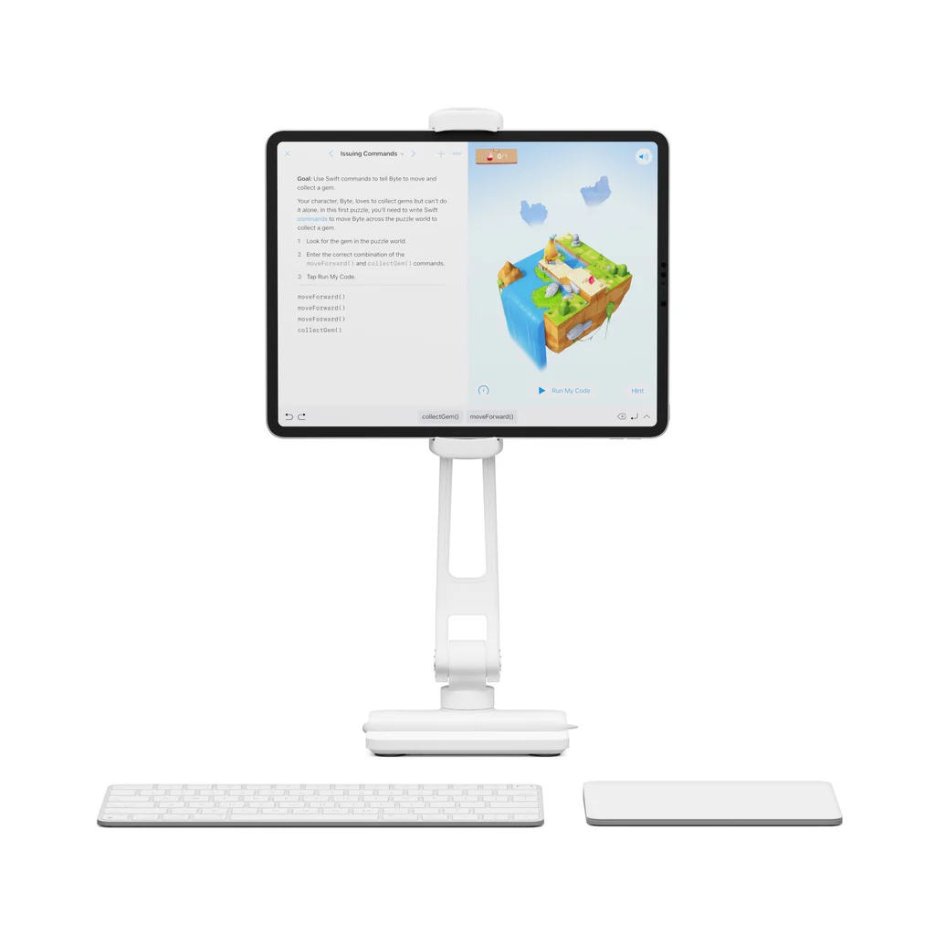 Twelve South HoverBar Duo with Snap for iPad - White - Image 6