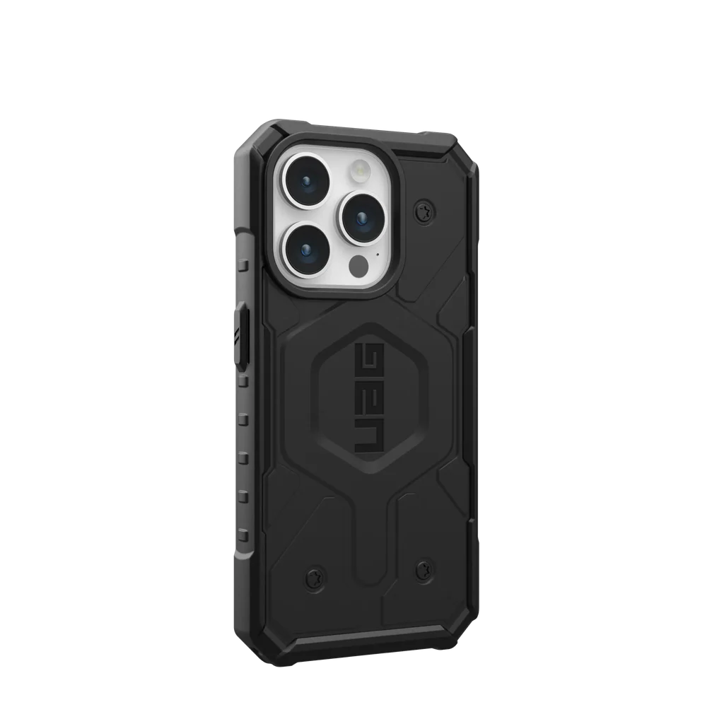 UAG Pathfinder Case with MagSafe for iPhone 15 Pro - Solid Black - Image 2