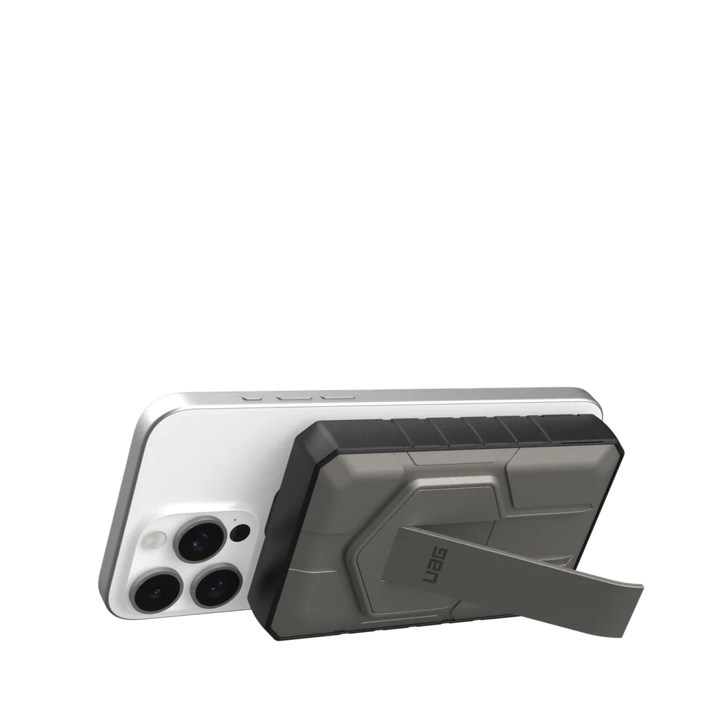 UAG Rugged Battery Pack with Kickstand for MagSafe 10K mAh 20W - Black/Titanium - Image 5